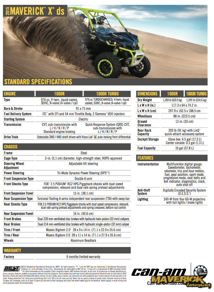 14298d1410529688-2015-maverick-x-ds-specs-2015-maverick-x-ds-packageoptions.jpg