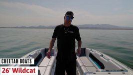 26' WILDCAT Cheetah Power Boats Test Run