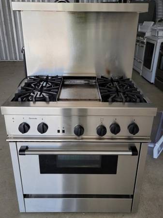 48 Viking Stainless Dual Fuel Range Griddle Delivery - appliances - by  owner - sale - craigslist