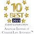 American Institute of Criminal Law Attorneys: 10 best 2015