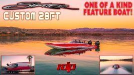 SKATER Power Boats | ONE of a KIND 28FT Custom - Feature Boat!